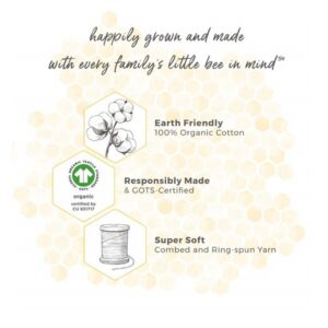 Burt's Bees Baby - Washcloths, Absorbent Knit Terry, Super Soft 100% Organic Cotton (Little Ducks, 3-Pack) - Image 5