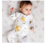 Burt's Bees Baby unisex-baby Sleep & Play, Organic One-piece Romper-jumpsuit Pj, Zip Front Footed Pajama - Image 3