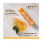 Burt's Bees Beeswax Lip Balm with Vitamin E & Peppermint 0.15 oz - Image 5