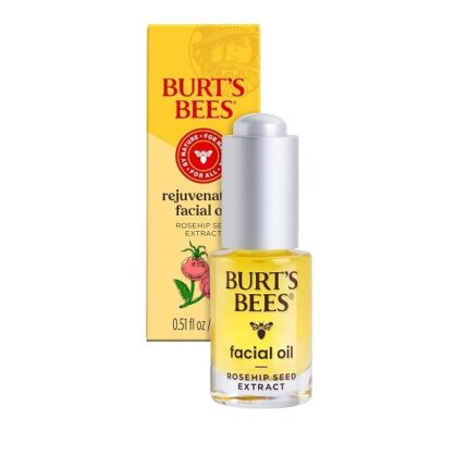 Burt’s Bees Complete Nourishment Facial Oil with rosehip seed extract 0.51 oz bottleNatural 99.9 percent origin face oil for dry skin in India.