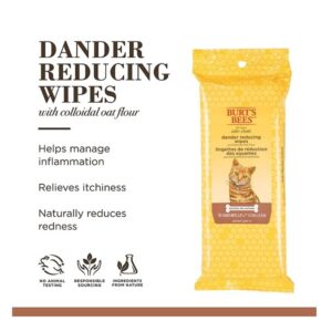 Burts Bees Dander Reducing Cat Wipes Size:Pack of 2 - Image 3