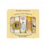 Burts bees beauty kit packaging with travel-size natural skincare essentials collection