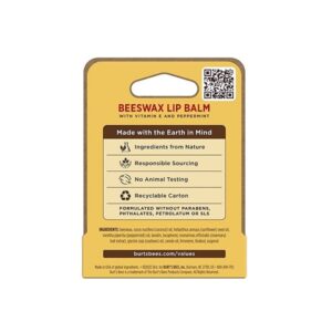 Burt's Bees Lip Balm, Beeswax, 0.15 oz - Image 7