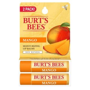 Burt's Bees Lip Balm Mango Butter 2-pack 0.15 oz each balm - Image 1