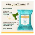 Burts Bees Micellar Makeup Removing Towelettes with Coconut & Lotus Water, 90 Count (Package May Vary) - Image 3