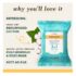 Burts Bees Micellar Makeup Removing Towelettes with Coconut & Lotus Water, 90 Count (Package May Vary) - Image 3