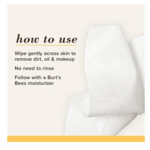 Burts Bees Micellar Makeup Removing Towelettes with Coconut & Lotus Water, 90 Count (Package May Vary) - Image 4