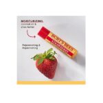 Burt's Bees Natural Moisturizing Lip Balm, (Original Beeswax, Strawberry, Coconut & Pear And Vanilla Bean) With Beeswax & Fruit Extracts 4 Tubes - Image 3