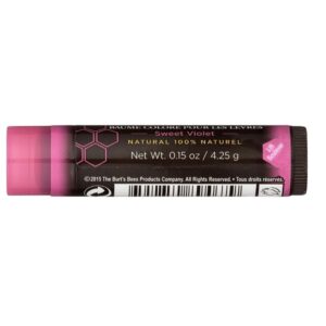 Burt's Bees Tinted Lip Balm 4.25g Sweet Violet - Image 3