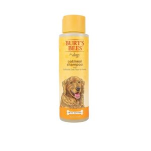 Burt's Bees for Dogs All-Natural Oatmeal Shampoo with Colloidal Oat Flour and Honey | Best Oatmeal Shampoo for All Dogs and Puppies with Itchy Skin, 16 Ounces