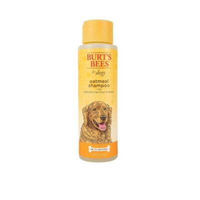 Burt's Bees for Dogs All-Natural Oatmeal Shampoo with Colloidal Oat Flour and Honey | Best Oatmeal Shampoo for All Dogs and Puppies with Itchy Skin, 16 Ounces
