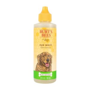 Burt's Bees for Pets Dogs Natural Eye Wash with Saline Solution | Eye Wash Drops for Dogs Or Puppies | Eliminate Dirt and Debris from Dog Eyes with Dog Eye Rinse, 4oz - Image 1