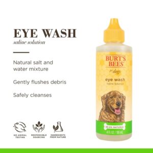 Burt's Bees for Pets Dogs Natural Eye Wash with Saline Solution | Eye Wash Drops for Dogs Or Puppies | Eliminate Dirt and Debris from Dog Eyes with Dog Eye Rinse, 4oz - Image 4