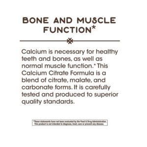 Calcium Citrate - 500 mg - 100 Capsules by Nature's Way - Image 5