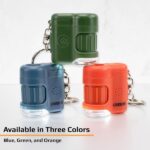 Carson MicroMini 20x LED Lighted Pocket Microscope with Built-in UV and LED Flashlight - Image 3