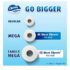 Charmin Ultra Soft Cushiony Touch Toilet Paper, 24 Family Mega Rolls (Equal to 123 Regular Rolls) - Image 4