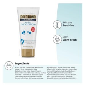 Chattem, Inc 05510 Intensive Healing Hand Cream, 3 Oz Tube - Gold Bond - Image 7