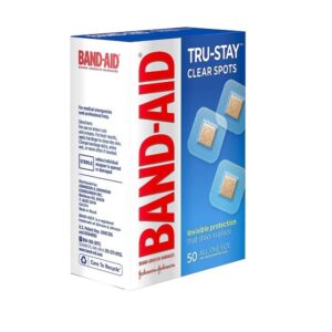 Choice One Band-Aid Brand Tru-Stay Clear Spots Bandages for Discreet First Aid (All One Size) -50 Count - Image 4