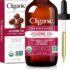 Cliganic USDA Organic Jojoba Oil, a cold-pressed, 100% pure moisturizing oil for face, hair, and body.