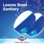 Clorox Automatic Toilet Bowl Cleaner Tablets, Bleach & Blue - Rain Clean - 4 Count - Image 2