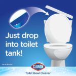 Clorox Automatic Toilet Bowl Cleaner Tablets, Bleach & Blue - Rain Clean - 4 Count - Image 4