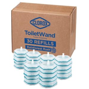 Clorox ToiletWand Disinfecting Refills, Disposable Wand Heads - Rainforest Rush - 30 Count - Image 1
