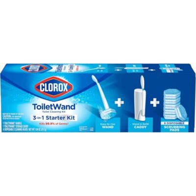 Clorox ToiletWand Disposable Toilet Cleaning System with 6 Refills