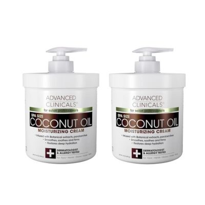 Coconut Cream 16 Oz, Pump (Pack of 2 )