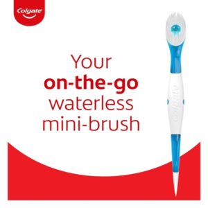 Colgate Max Fresh Wisp Disposable Mini Toothbrush, Peppermint - 24 Count (4 Pack) - Image 2