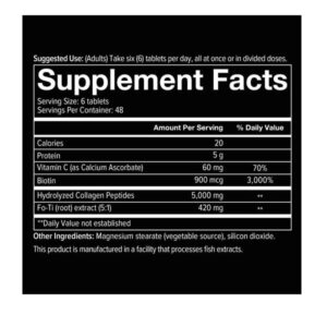 Collagen - Mens - Advanced - 290 Tablets by Youtheory - Image 6