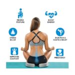 ComfiLife Gel-Enhanced Non-Slip Coccyx Memory Foam Seat Cushion, Gray by ComfiLife - Image 4