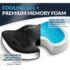 ComfiLife Gel Enhanced Seat Cushion – Office Chair Cushion – Non-Slip Gel & Memory Foam Coccyx Cushion for Tailbone Pain - Desk Chair Car Seat Cushion Driving - Sciatica & Back Pain Relief (Black) - Image 2