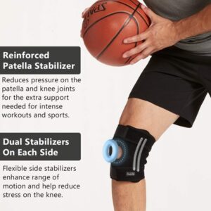 ComfiLife Knee Brace - Knee Support for Meniscus Tear, Arthritis Pain, ACL, LCL, MCL - Open Patella, 3 Point Adjustable Straps, Breathable Non-Slip Comfort for Men & Women (Large) - Image 2