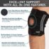 ComfiLife Knee Brace - Knee Support for Meniscus Tear, Arthritis Pain, ACL, LCL, MCL - Open Patella, 3 Point Adjustable Straps, Breathable Non-Slip Comfort for Men & Women (Large) - Image 3