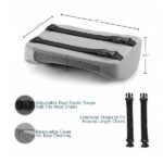 ComfiLife Lumbar Support Back Pillow Office Chair and Car Seat Cushion - Memory Foam with Adjustable Strap and Breathable 3D Mesh - Image 3