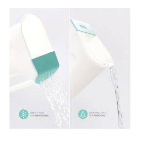 Control The Flow Rinser by Frida Baby Bath Time Rinse Cup with Easy Grip Handle and Removable Rain Shower - Image 2