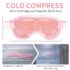 Cooling Ice Gel Eye Mask-Reusable Eye Masks, Sleeping Mask with Plush Backing for Headache, Puffiness, Allergies, Migraine, Stress Relief (Pink) - Image 3