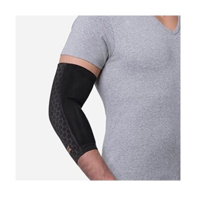 Copper Fit Freedom Elbow Compression Sleeve, black, Large