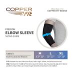 Copper Fit Freedom Elbow Compression Sleeve, black, Large - Image 3