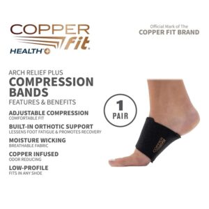 Copper Fit Health Unisex Arch Relief Plus with Built-In Orthotic Support - Image 2