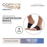 Copper Fit Health Unisex Arch Relief Plus with Built-In Orthotic Support - Image 5