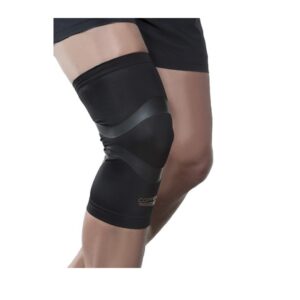 Copper Fit Pro Series Performance Compression Knee Sleeve, Black with Copper Trim, X-Large - Image 1