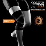 Copper Fit Pro Series Performance Compression Knee Sleeve, Black with Copper Trim, X-Large - Image 4