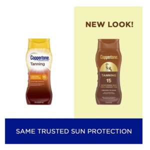 Coppertone SPF 15 Tanning Lotion, 8 Fluid Ounce - Image 2