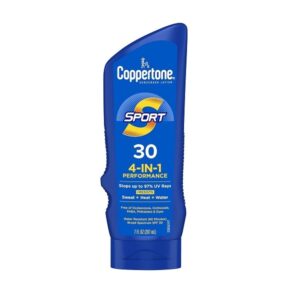 Coppertone Sport Sunscreen Lotion Broad Spectrum SPF 30, 7 Fluid Ounce - Image 1