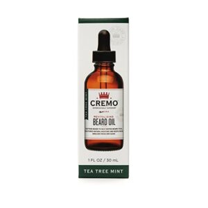 Cremo Revitalizing Beard Oil, Astonishingly Superior, 1 Ounce Bottle, Tea Tree Mint Scent - Image 2