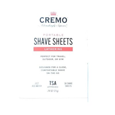 Cremo Shave Sheets