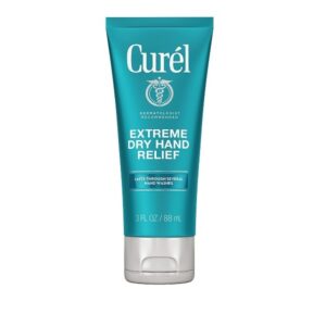 Curel Extreme Dry Hand Dryness Relief, Travel Size Hand Cream, Easily Absorbed Hand Cream for Long-Lasting Relief after Washing Hands, with Eucalyptus Extract, 3 Ounces - Image 1