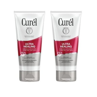 Curel Ultra Healing Intensive Lotion for Extra-Dry, Tight Skin, 6 Ounces (Pack of 2)