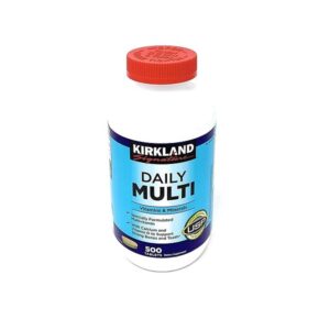 Daily Multi Vitamins & Minerals 500 Tablets Kirkland Signature - Image 1